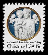 PCBstamps   US #1768 15c Christmas - Madonna, 1978, MNH, (8)