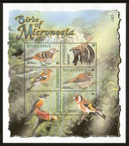 Micronesia 2001 - Birds - Sheet of 6 Stamps - Scott #466 - MNH