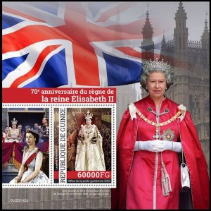 GUINEA 2022 QUEEN ELIZABETH II PLATINUM JUBILEE ROYALTY