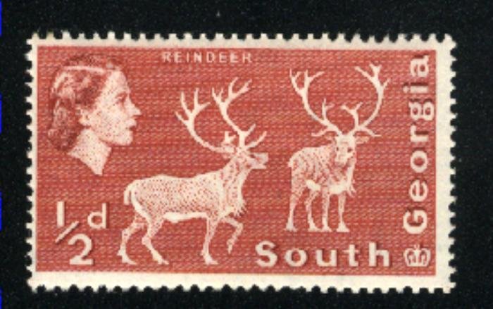 South Georgia #1   Mint  NH  1963-69 PD