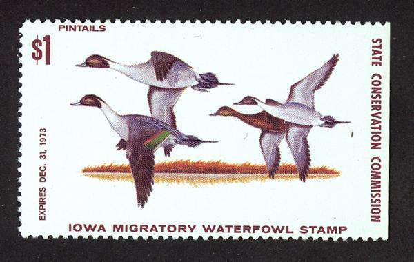 #2, Iowa State Duck stamp, SCV $35