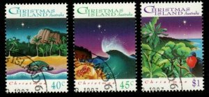 CHRISTMAS ISLAND SG382/4 1993 CHRISTMAS FINE USED