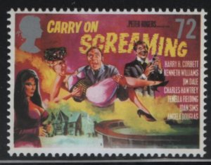 Great Britain 2008 MNH Sc 2585 72p Carry On Screaming Comedy/Horror Film Posters