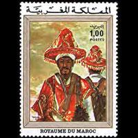 MOROCCO 1975 - Scott# 338 Lahlou Painting Set of 1 NH