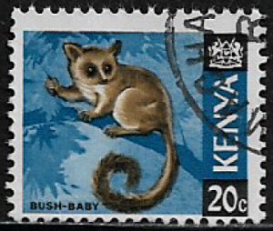 Kenya #23 Used Stamp - Senegal Bush Baby (b)