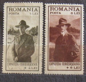 Romania #B29 (U), B30 (MH)- SCV=$18.00