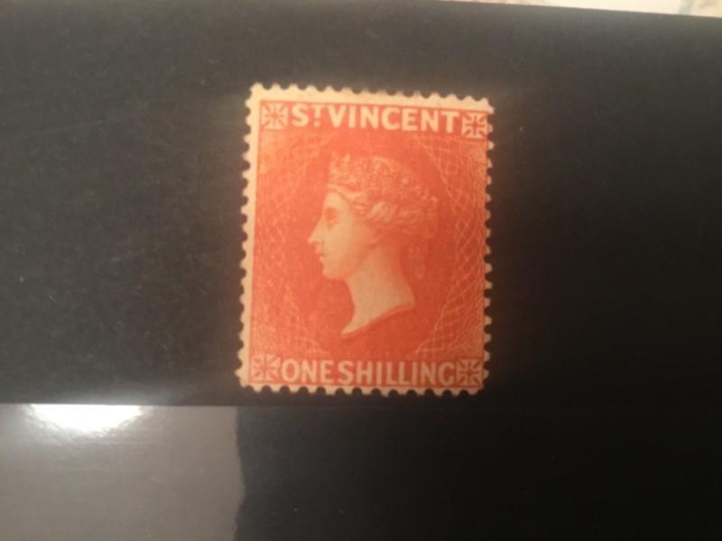 ICOLLECTZONE St Vincent #23 Fine hinged Very High Value (BK1-25)