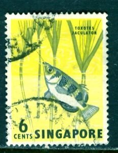 Singapore; 1962: Sc. # 56: O/Used Single Stamp