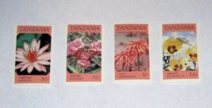 Tanzania - 315-18, MNH Set. Indigenous Flowers. SCV - $1.25