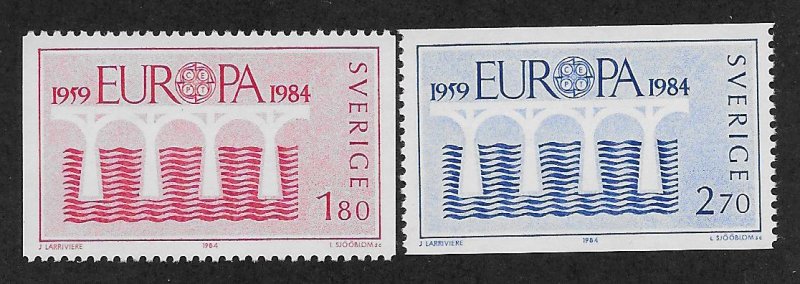 SWEDEN SC# 1486-87  FVF/MNH 1984