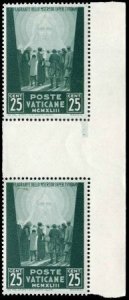 Vatican 84 - 86 F - VF NH Gutter Pairs