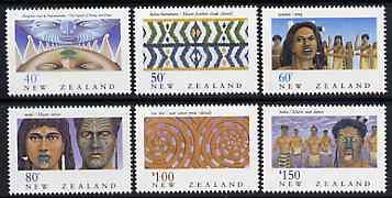 New Zealand 1990 NZ Heritage - 6th issue - The Maoris per...