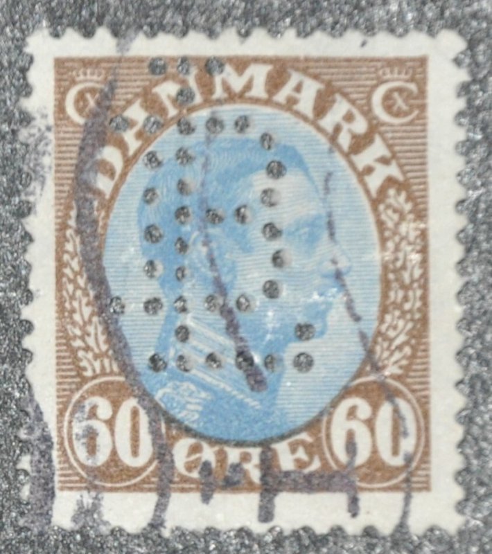 DYNAMITE Stamps: Denmark Scott #123 – USED