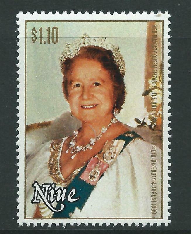 NIUE SG364 1980 QUEEN MOTHER MNH