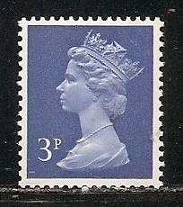 Great Britain MH36 s.g. x855Eg 3p Machin MNH