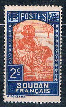 Sudan French 62 MLH Sudanese Woman 1931 (S0844)+