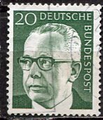Germany; 1970: Sc. # 1030:  Used Single Stamp