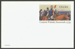 #UX79 10c Casimir Pulaski, Mint **ANY 5=FREE SHIPPING**