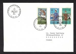 1963 Cyprus Boy Sea Scout Commonwealth Conference FDC