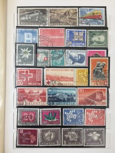 Switzerland 1940s/90 Charity + Sheets Used (120+Items) CP2353