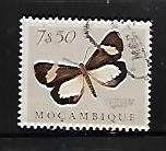 MOZAMBIQUE, 381, USED, BUTTERFLY/MOTH TYPE