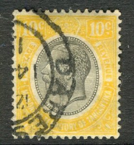 TANGANYIKA; 1927 early GV issue fine used Shade of 10c. value