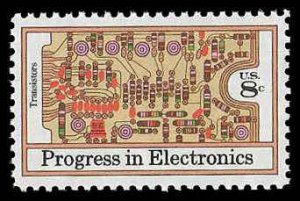 PCBstamps   US #1501 8c Electronics - Transistors, MNH, (23)