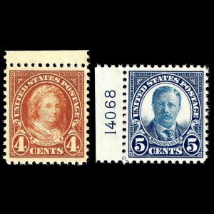 WCstamps: U.S. Scott #556 & 557 / 4c & 5c, VF/XF, Mint OGnh, PSE Certs SMQ $145