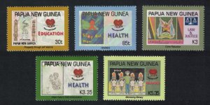 Papua NG National Stamp Design Competition 5v 2007 MNH SG#1172-1176