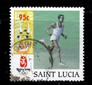 St. Lucia #1248 Summer Olympics -Running - Used