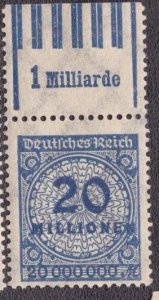 Germany 287 1923 MNH