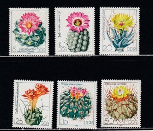 Germany DDR # 2349-2354,  Cacti, Mint NH, 1/2 Cat.