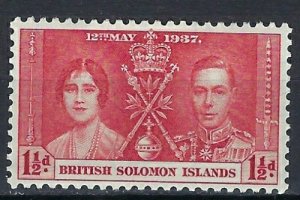 Solomon Is 65 MLH 1937 issue (an9318)