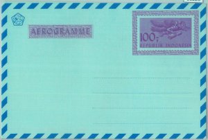 86226 - INDONESIA  - Postal History - Stationery AEROGRAMME:  100- purple