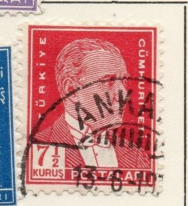 Turkey 1931-33 Early Issue Fine Used 7.5k. 076868