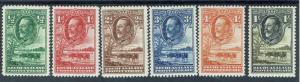 BECHUANALAND 1932 KGV CATTLE RANGE TO 1/- 