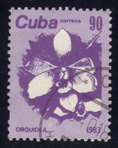 Cuba #2662 Orchid, CTO (1.00)
