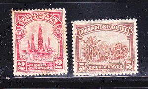 Colombia 412-413 MH Various