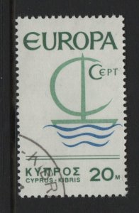 Cyprus    #275   used  1966   Europa  20m