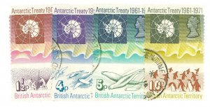 British Antarctic Territory #39-42 Used Single