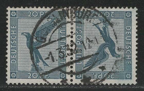 Germany Scott # C30a, used, tete beche, Mi# K8