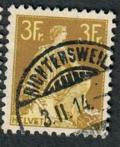 Switzerland #145 used single