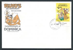 Dominica #694 (FDC) Disney - Pluto