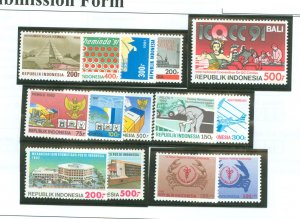 Indonesia #1471/1473/1477/1478 Mint (NH) Single (Complete Set)