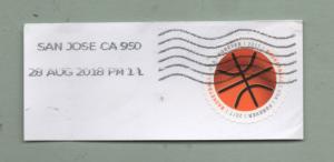 5208 used   single on paper with a San Jose CA cancel