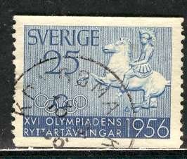 Sweden; 1956: Sc. # 488: Used Single Stamp