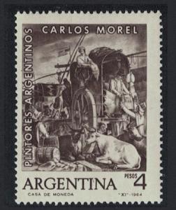 Argentina Cattle 'Market Place' after C. Morelle 1v SG#1123