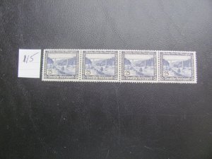 Germany 1937 MNH  SC B114 STRIP OF 4  VF/XF 68 EUROS (115)