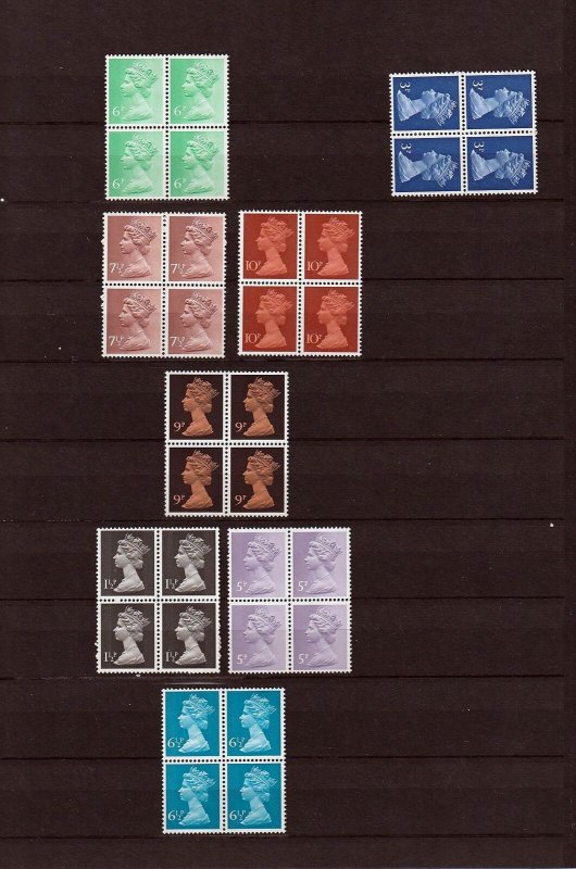 GREAT BRITAIN QE 1970s MNH Used Collection (Aprx 300 Items) Goy 2154