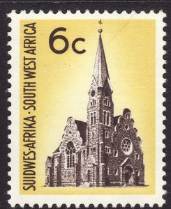 1971 South West Africa SWA 'Christchurch 6¢ Sc# 324 MLH CV: $6.75